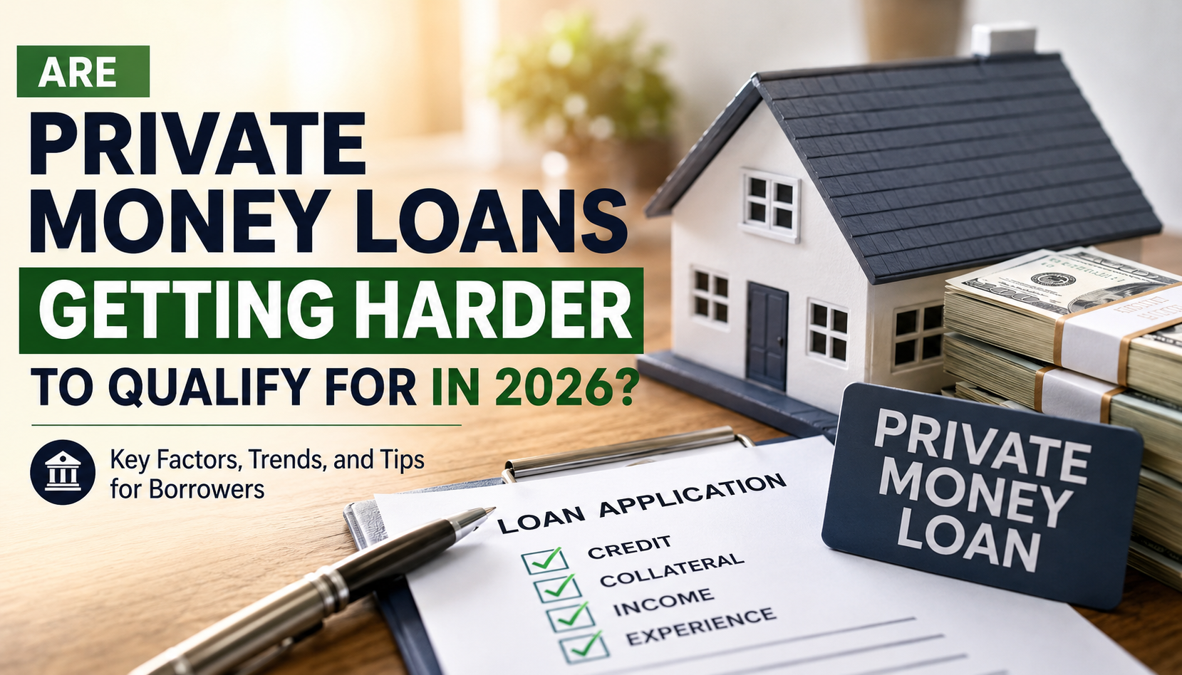 Are Private Money Loans Getting Harder to Qualify For in 2026?