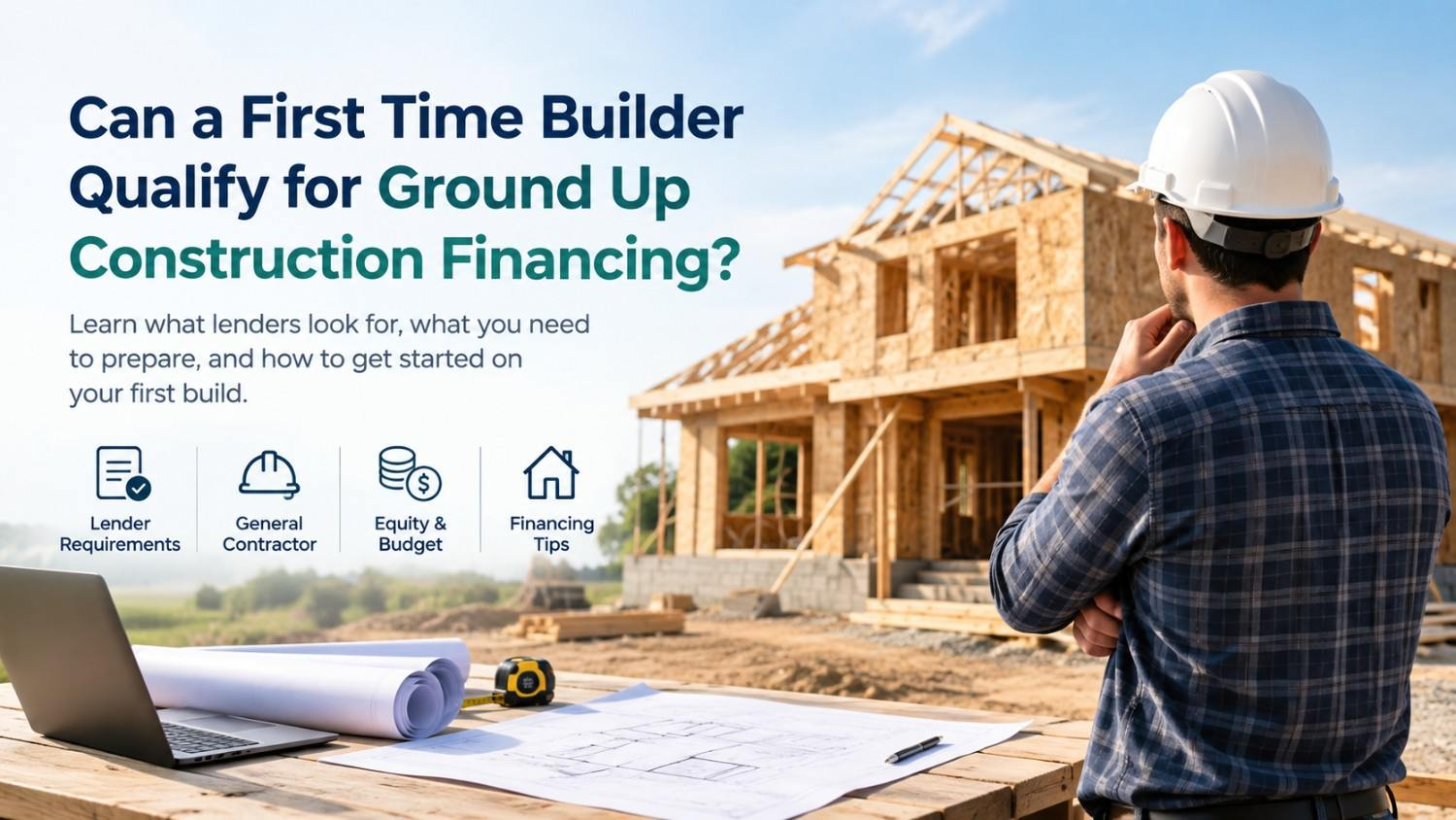 Can a First Time Builder Qualify for Ground Up Construction Financing