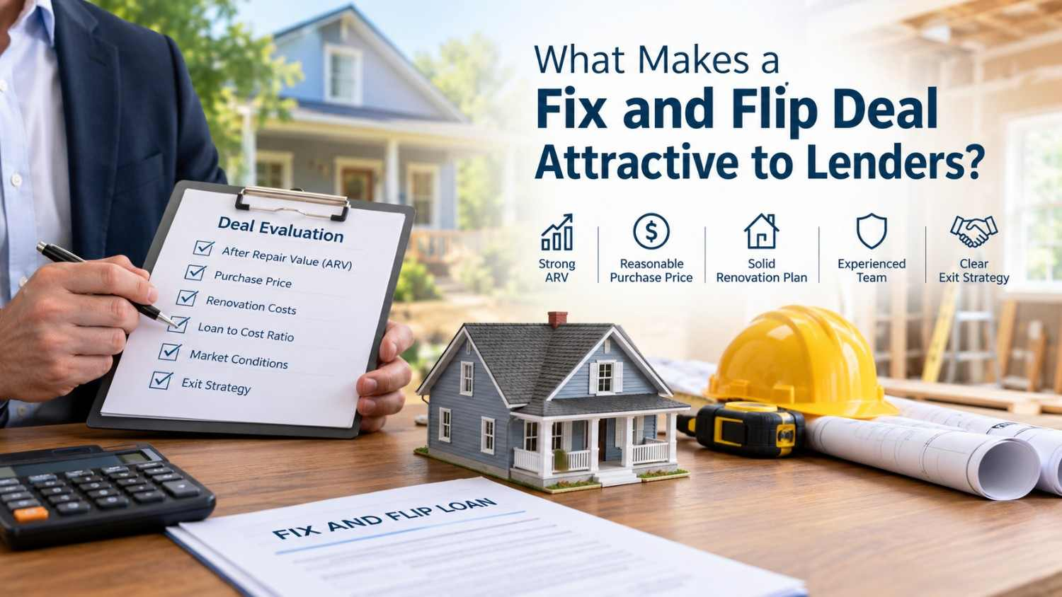 What Makes a Fix and Flip Deal Attractive to Lenders?